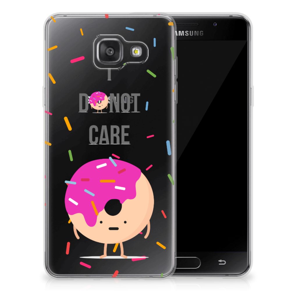 Samsung Galaxy A3 2016 Siliconen Case Donut Roze