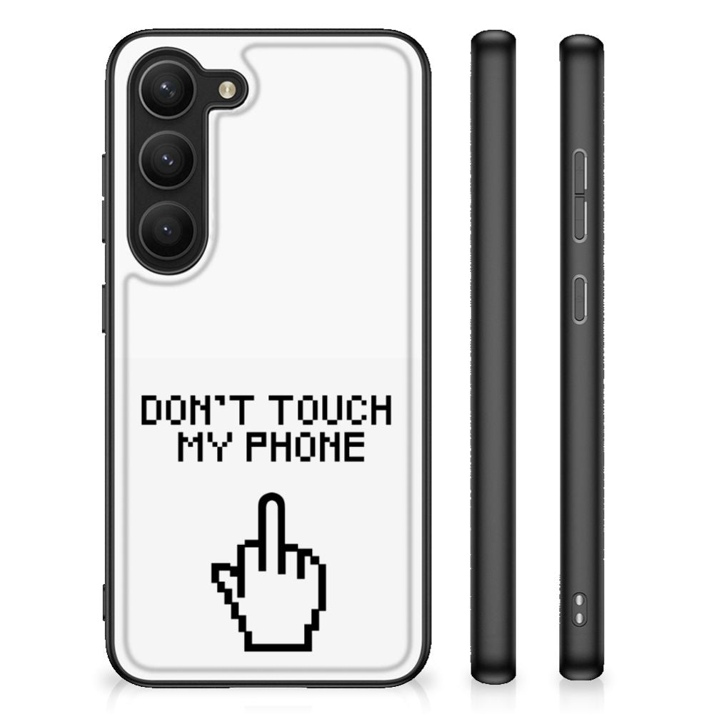 Samsung Galaxy S23 Telefoon Hoesje Finger Don't Touch My Phone B2C Telecom