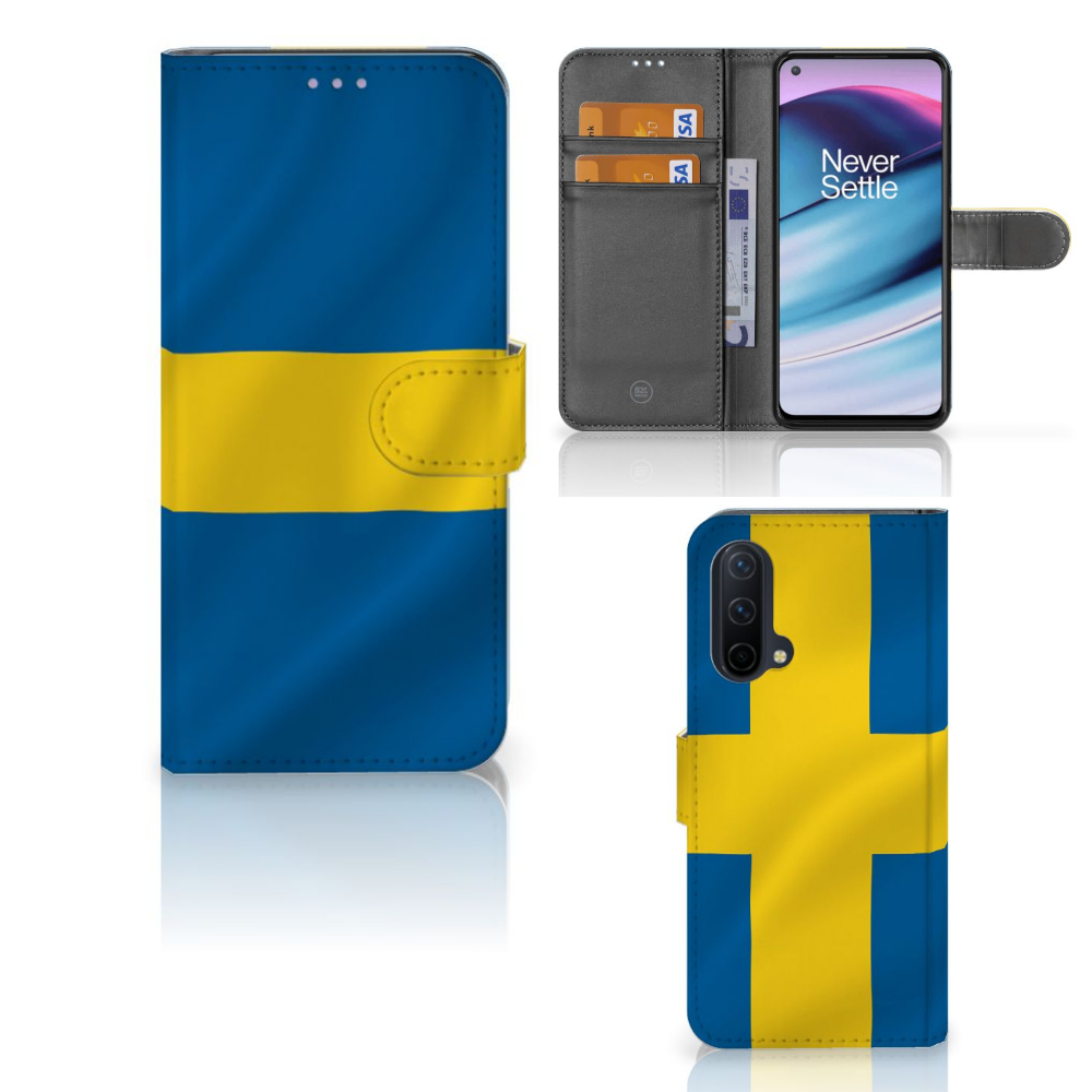 OnePlus Nord CE 5G Bookstyle Case Zweden