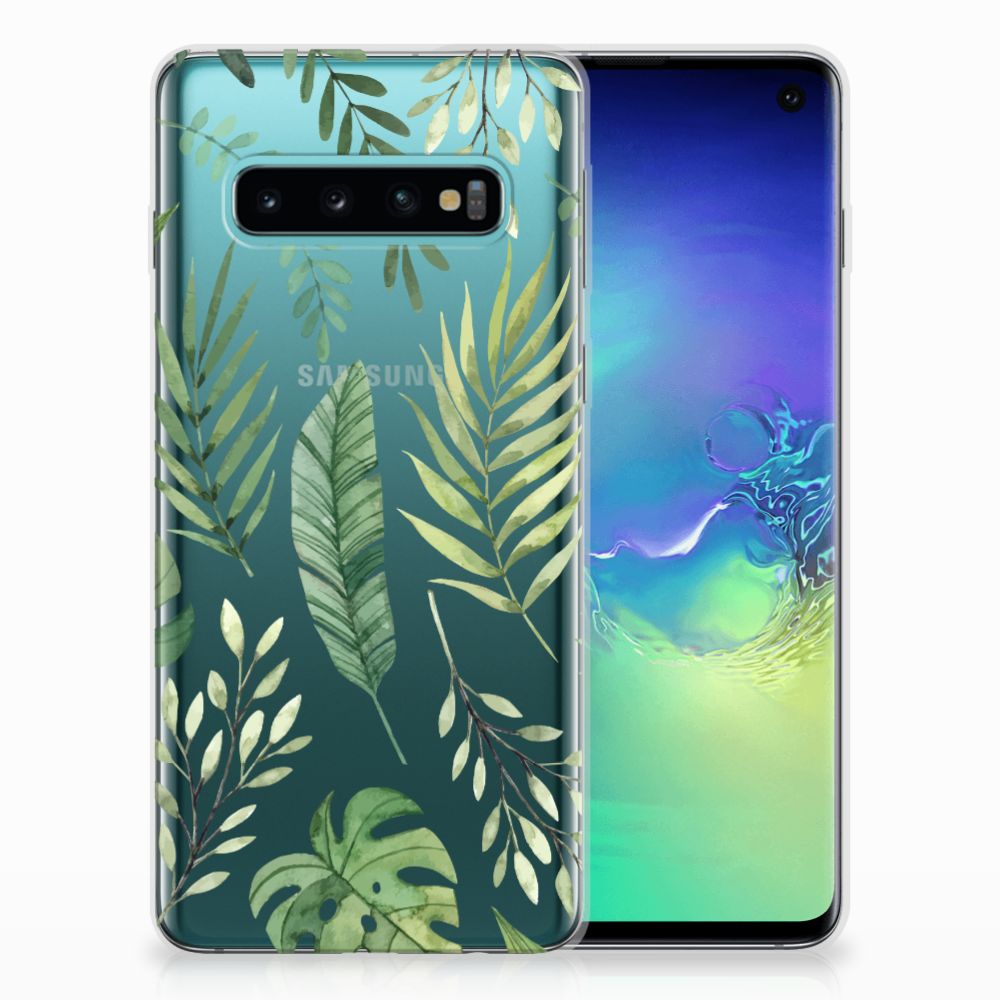 Samsung Galaxy S10 TPU Case Leaves