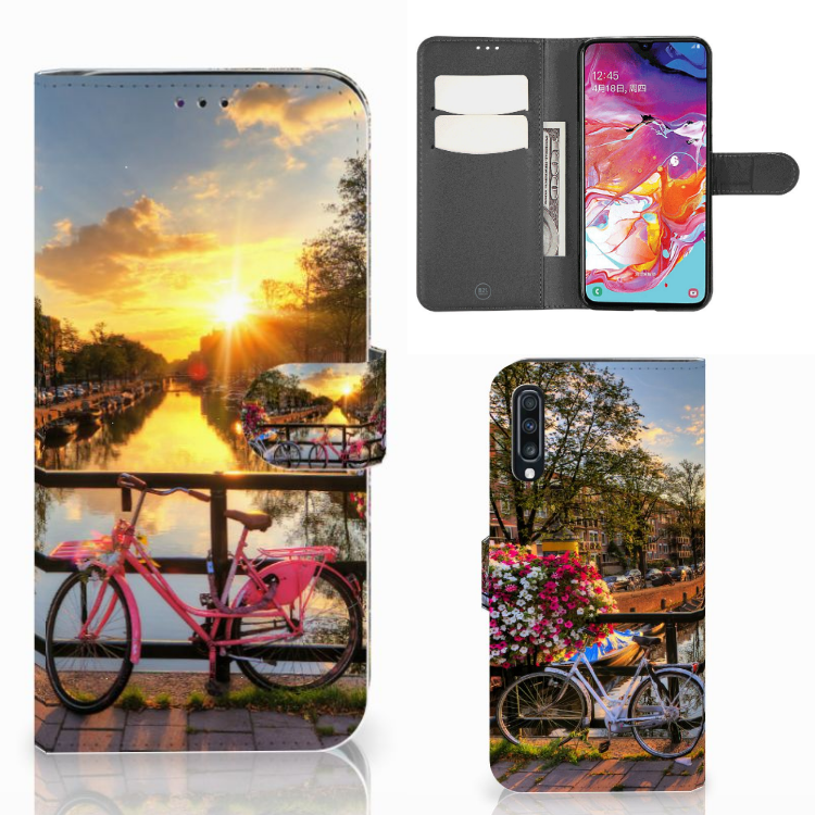 Samsung Galaxy A70 Flip Cover Amsterdamse Grachten
