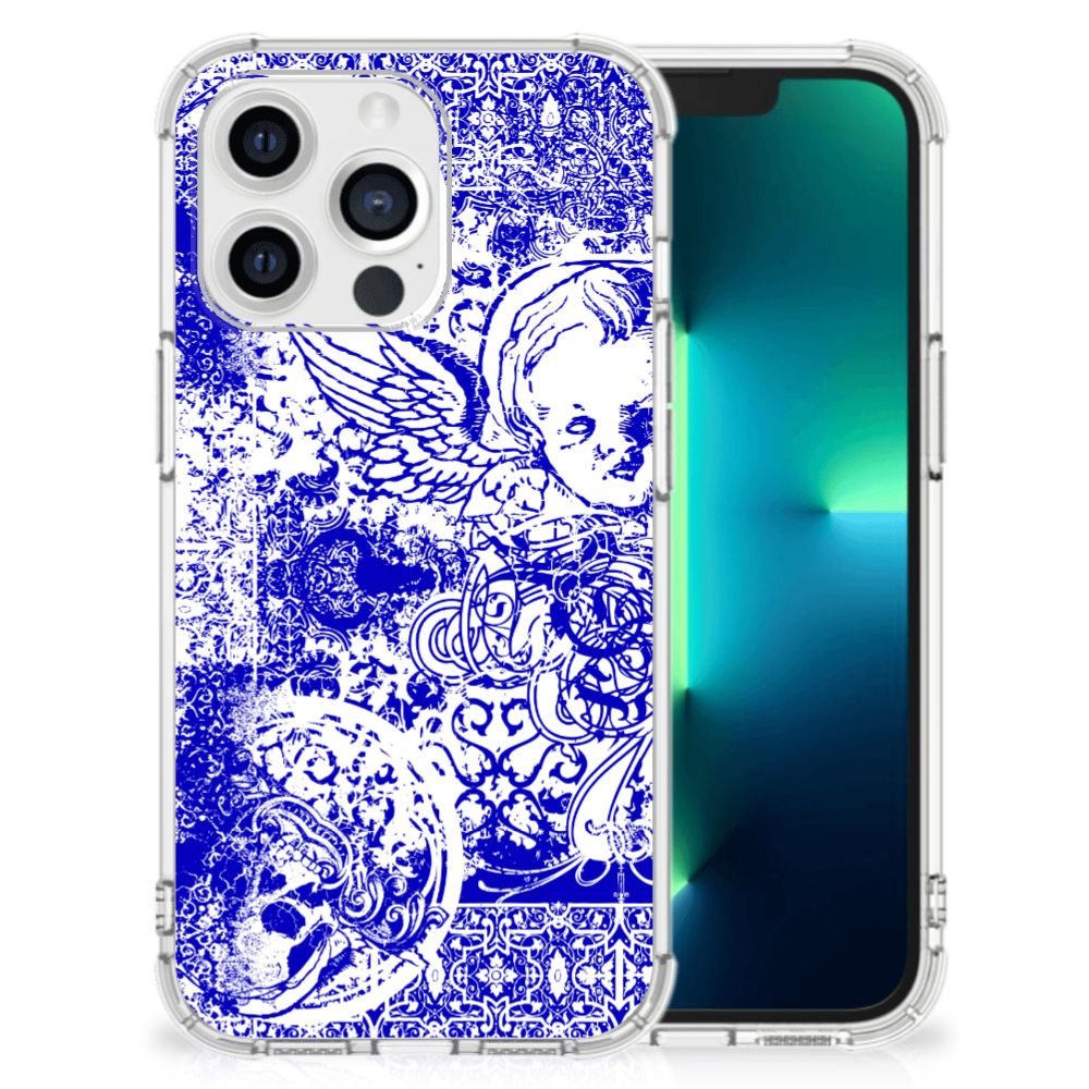 Extreme Case Apple iPhone 13 Pro Angel Skull Blauw B2C Telecom