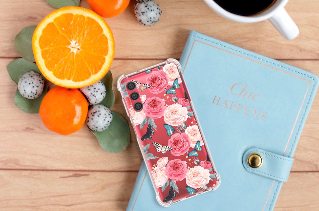 Samsung Galaxy A13 5G | A04s Case Butterfly Roses B2C Telecom