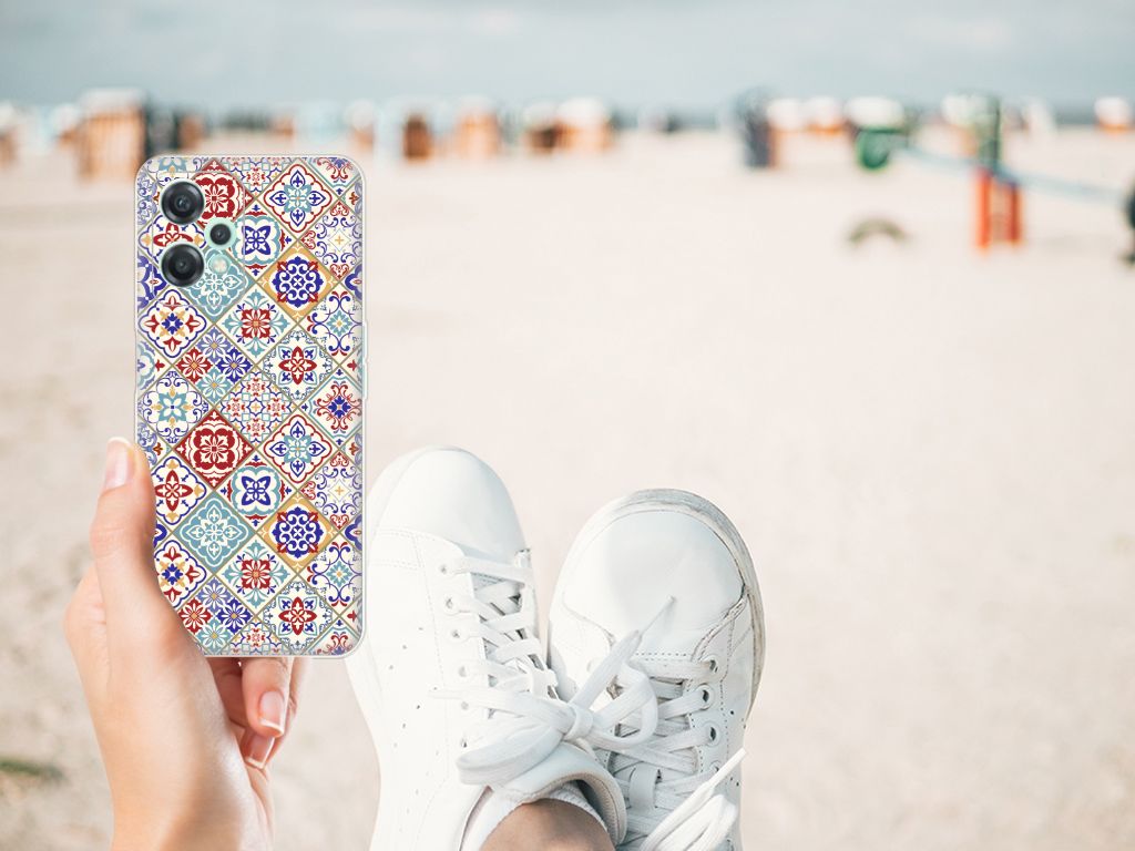 OnePlus Nord CE 2 Lite TPU Siliconen Hoesje Tiles Color B2C Telecom