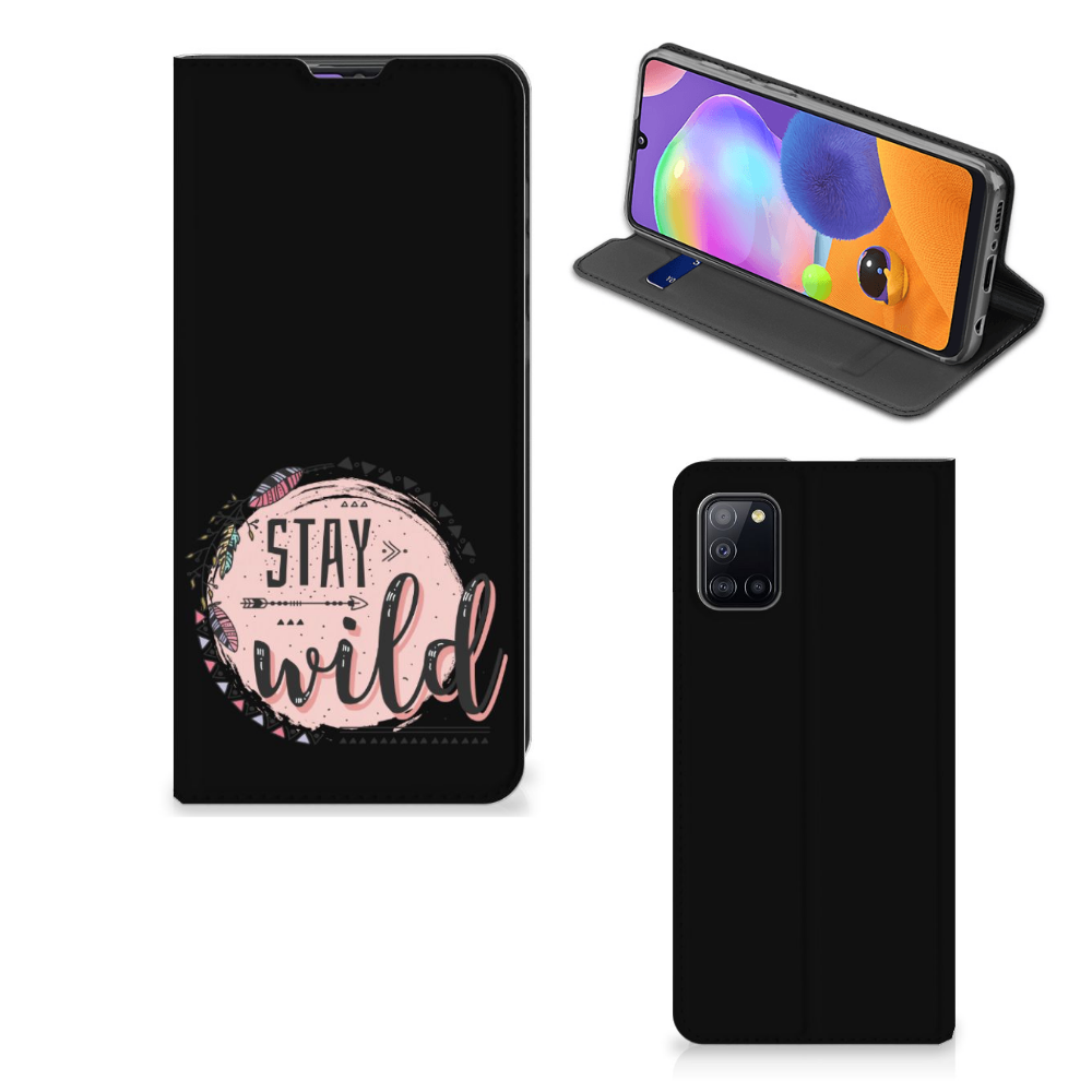Samsung Galaxy A31 Magnet Case Boho Stay Wild - B2C Telecom