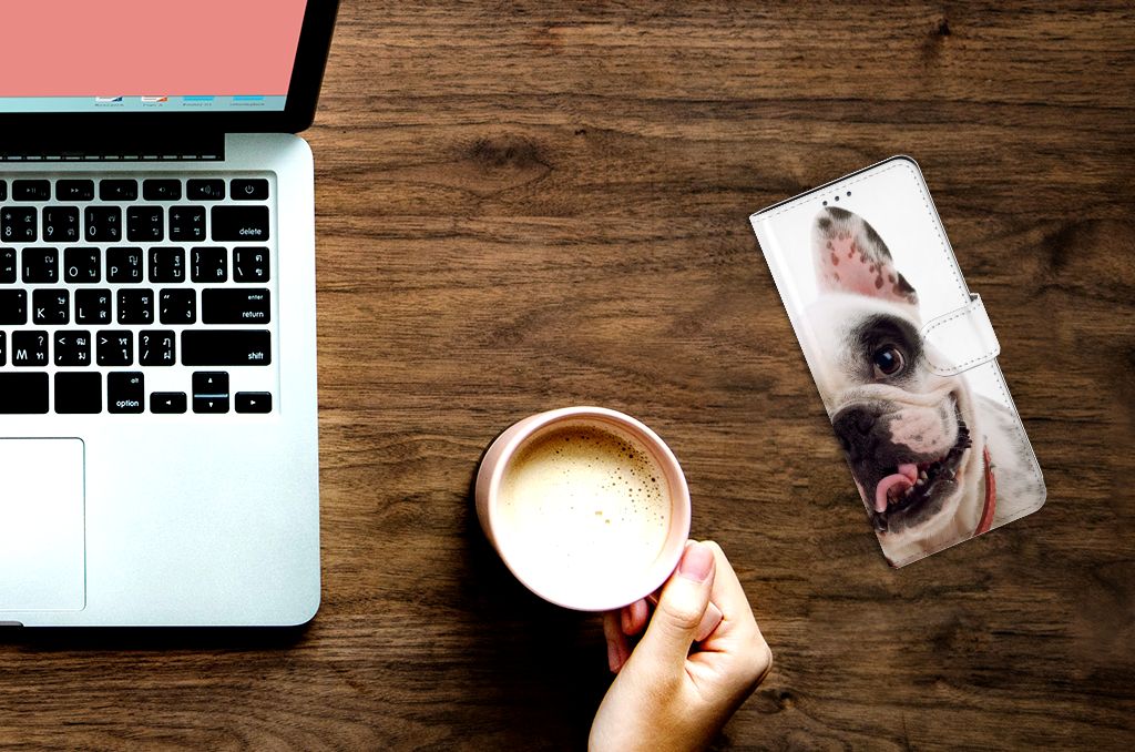 Sony Xperia 5II Telefoonhoesje met Pasjes Franse Bulldog