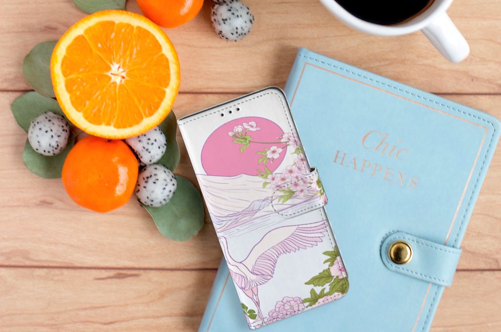 OPPO A91 | Reno3 Telefoonhoesje met Pasjes Bird Standing