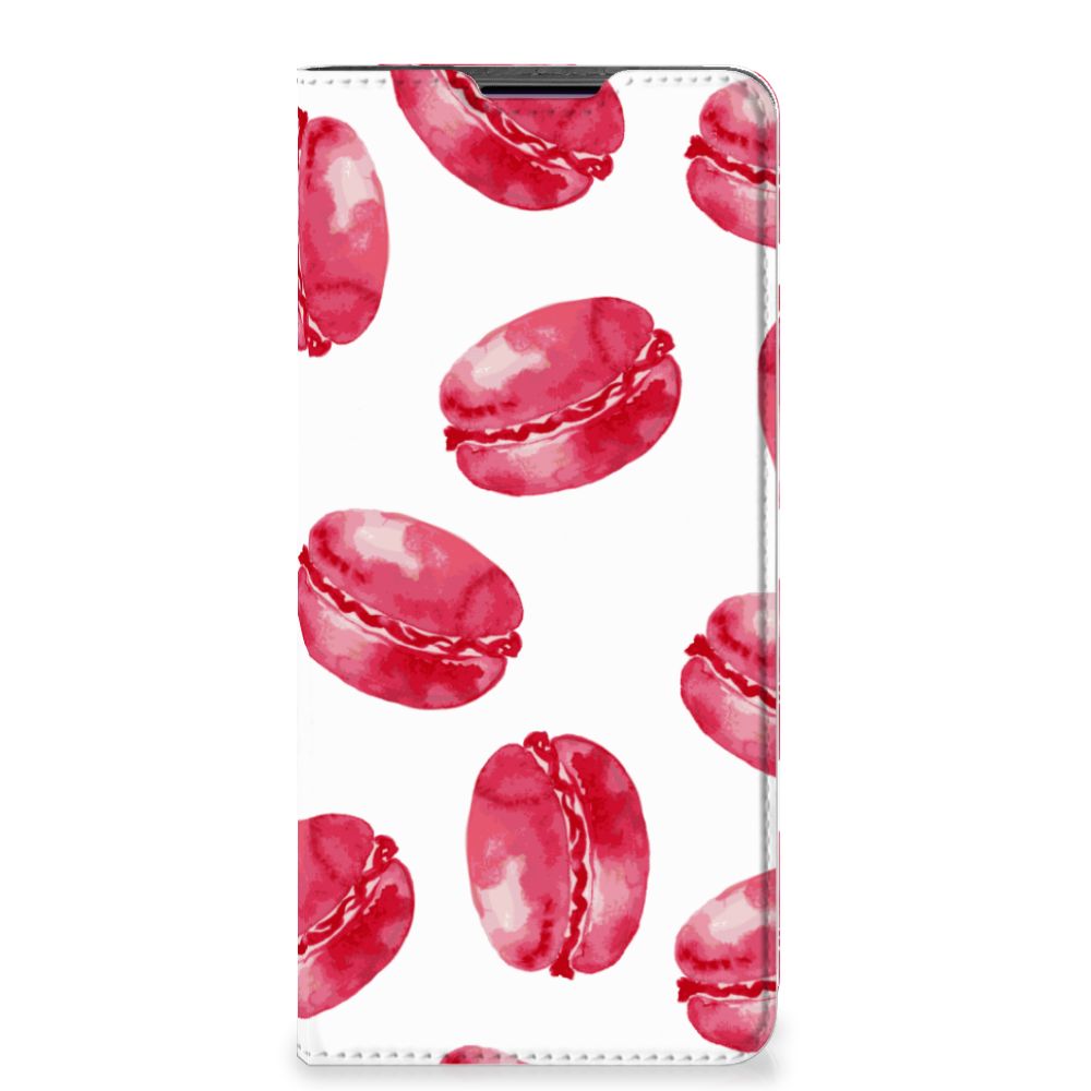 Motorola Edge 30 Pro Flip Style Cover Pink Macarons - B2C Telecom