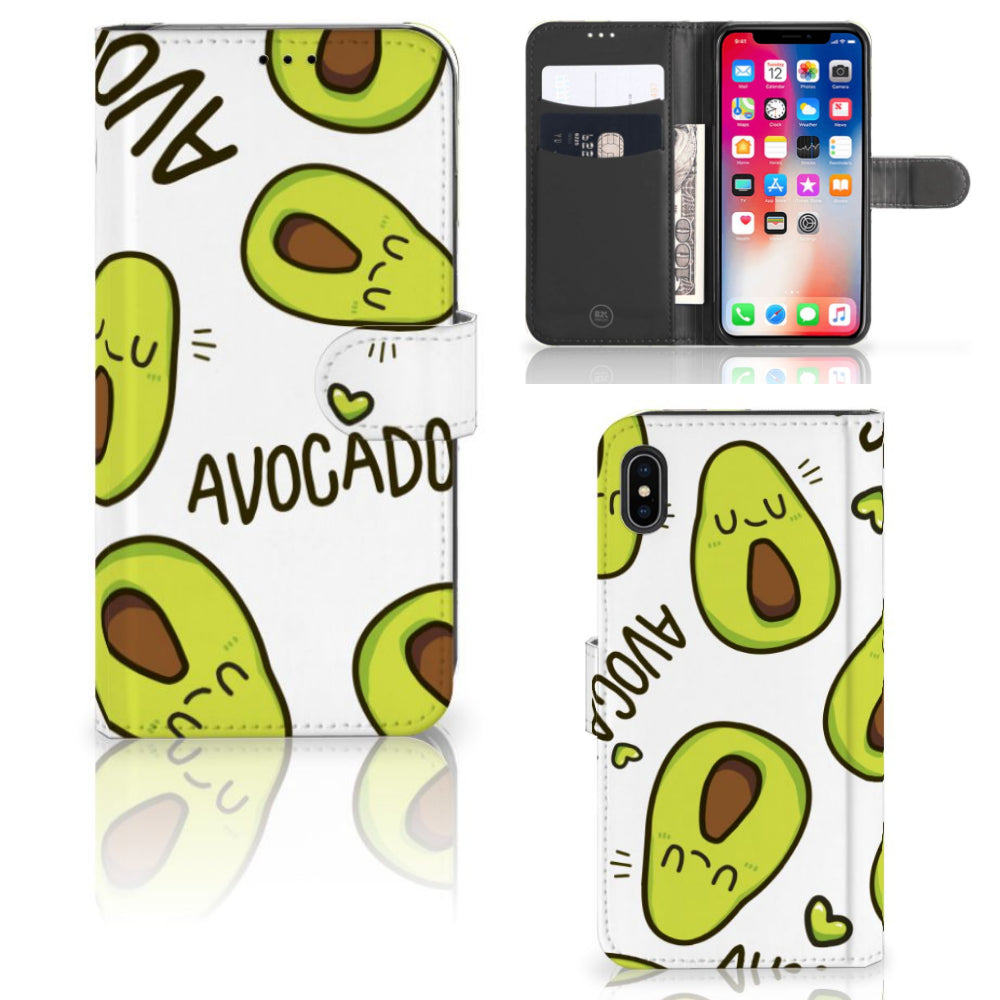 Apple iPhone Xs Max Leuk Hoesje Avocado Singing