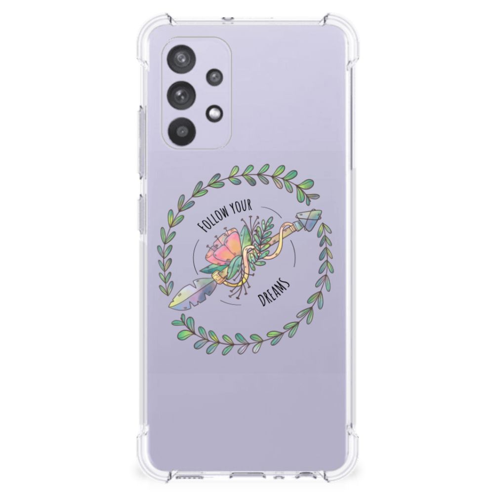Samsung Galaxy A32 4G | A32 5G Enterprise Editie Stevig Bumper Hoesje Boho Dreams B2C Telecom