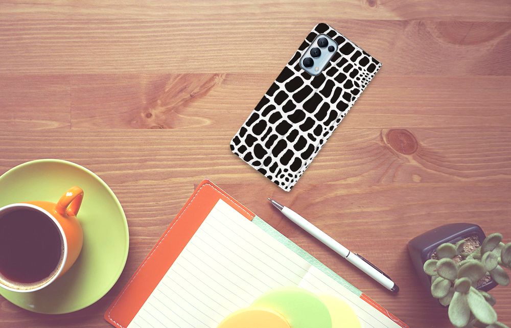 OPPO Find X3 Lite Hoesje maken Slangenprint - B2C Telecom