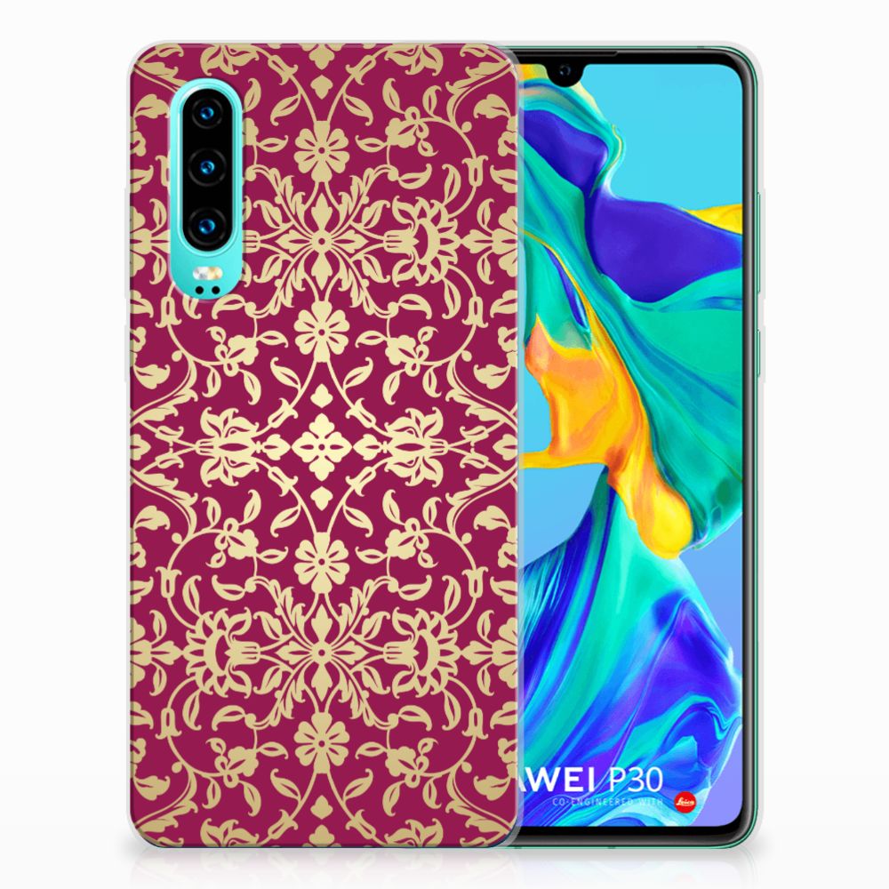 Siliconen Hoesje Huawei P30 Barok Pink
