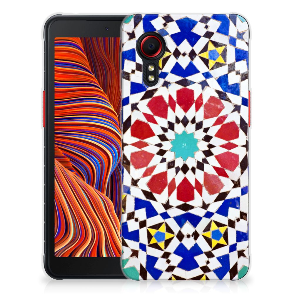 Samsung Galaxy Xcover 5 TPU Siliconen Hoesje Mozaïek B2C Telecom