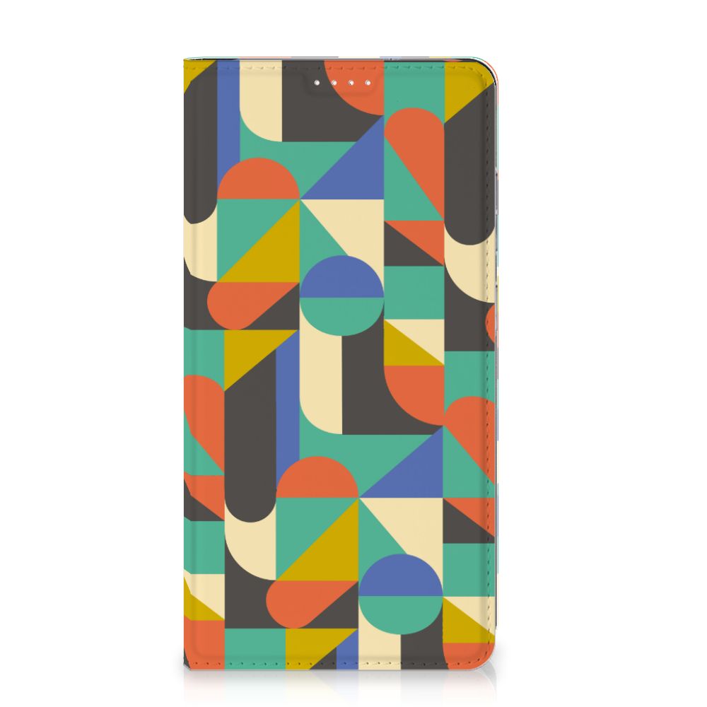 Samsung Galaxy S23 Plus Hoesje met Magneet Funky Retro - B2C Telecom