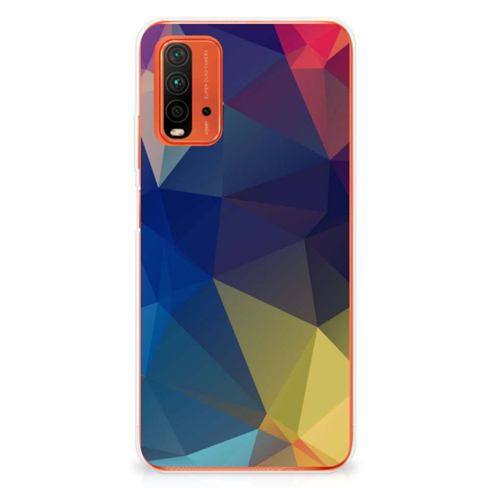 Xiaomi Poco M3 TPU Hoesje Polygon Dark