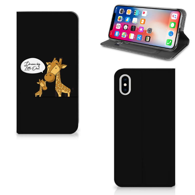 Apple iPhone Xs Max Magnet Case Giraffe