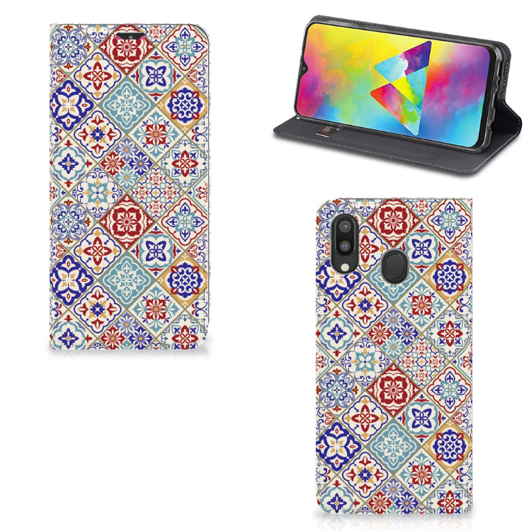 Samsung Galaxy M20 Standcase Tiles Color