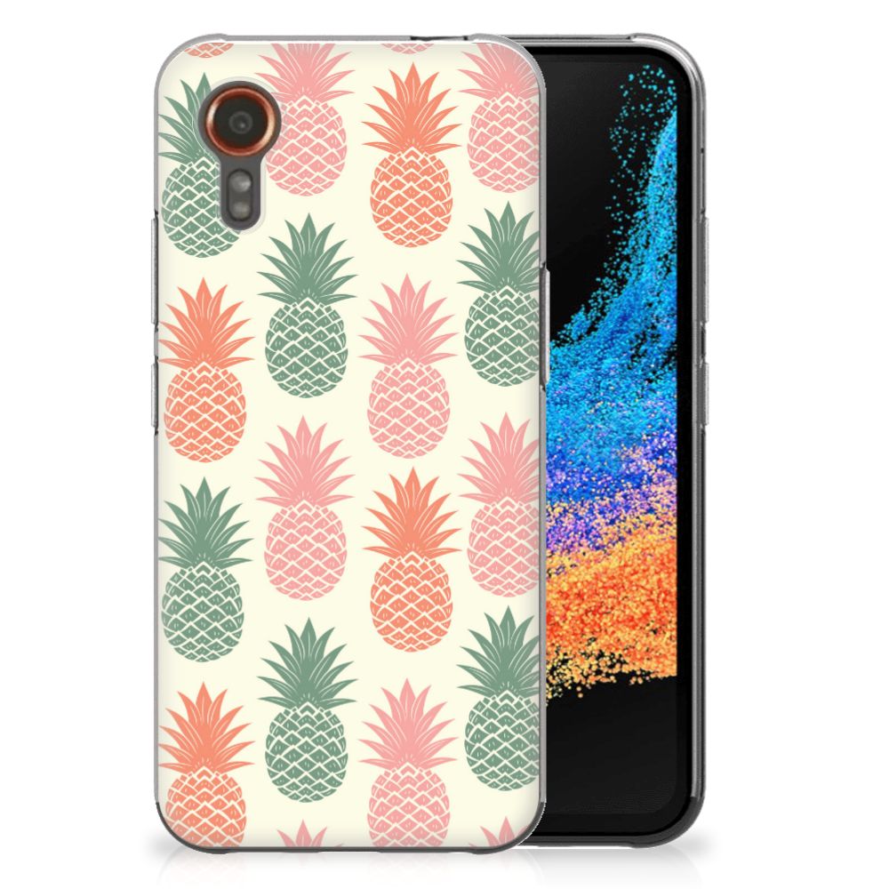 Samsung Galaxy Xcover 7 Siliconen Case Ananas