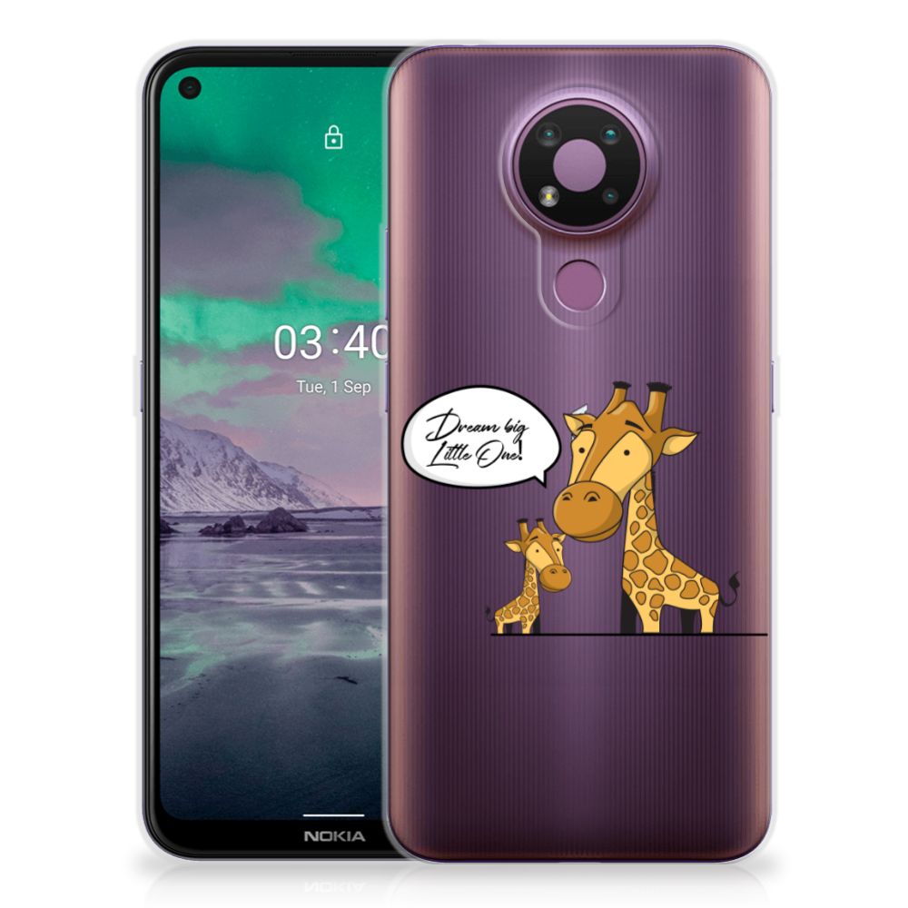 Nokia 3.4 Telefoonhoesje met Naam Giraffe B2C Telecom