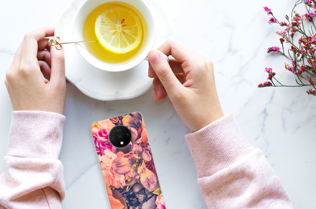 OnePlus 7T TPU Case Bosje Bloemen