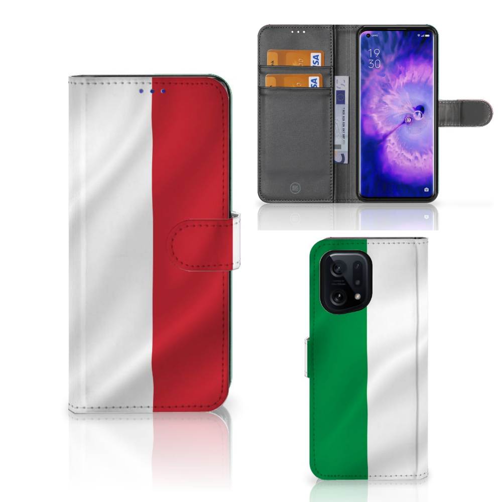 OPPO Find X5 Bookstyle Case Italië