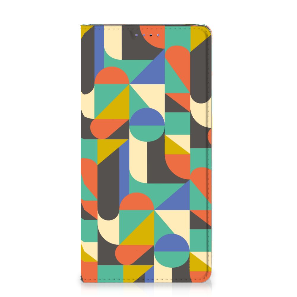 Samsung Galaxy A51 Hoesje met Magneet Funky Retro - B2C Telecom