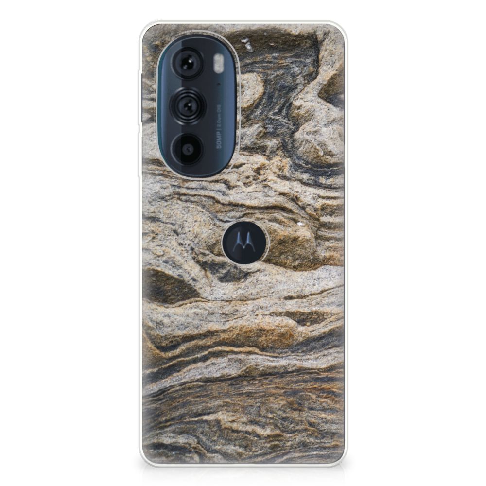 Motorola Edge 30 Pro TPU Siliconen Hoesje Steen B2C Telecom