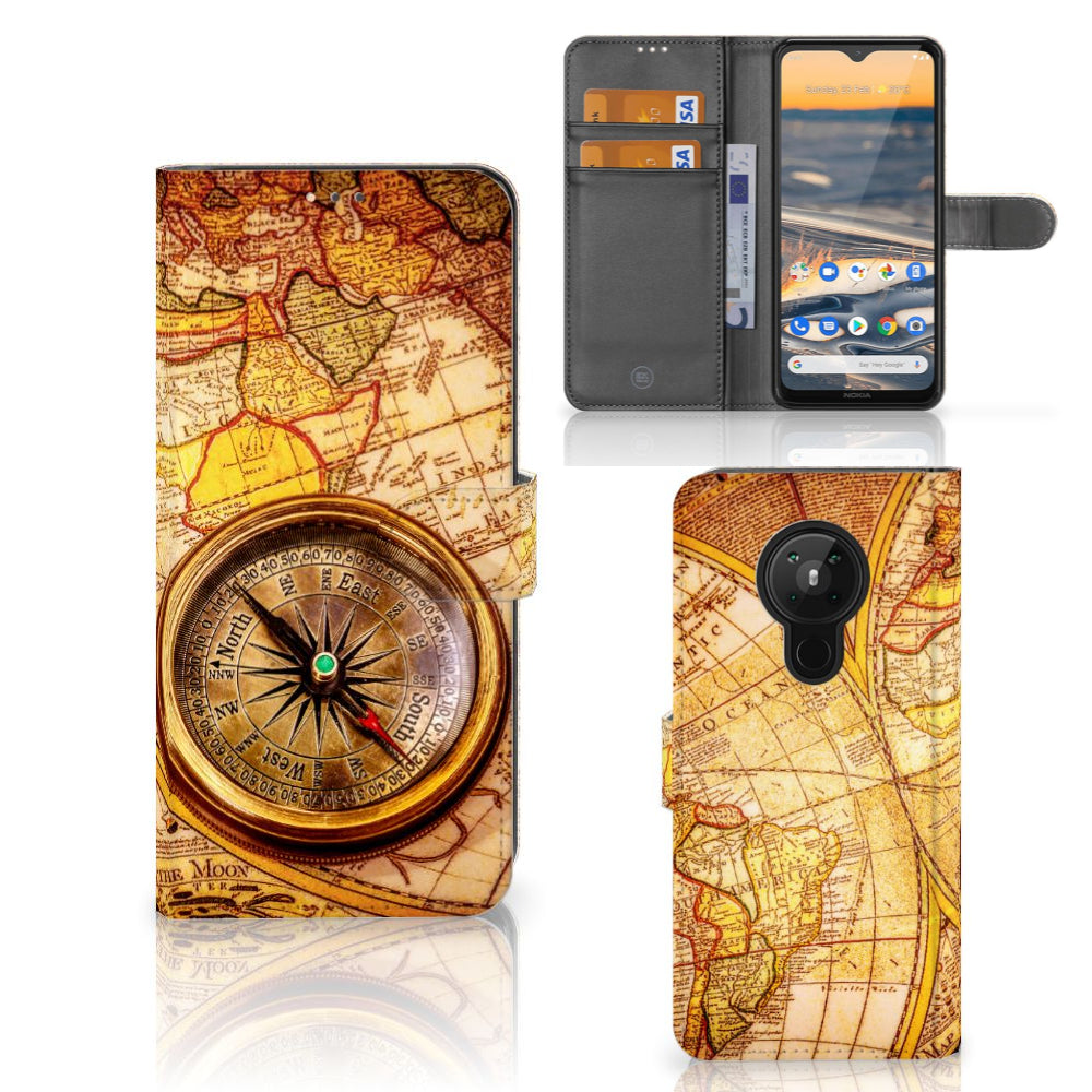 Nokia 5.3 Flip Cover Kompas