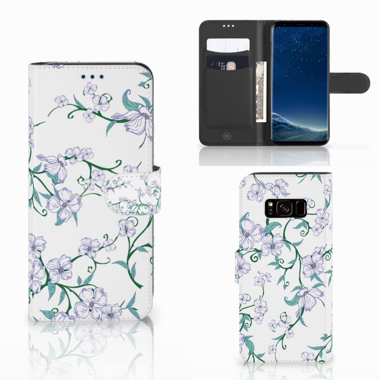 Samsung Galaxy S8 Uniek Hoesje Blossom White