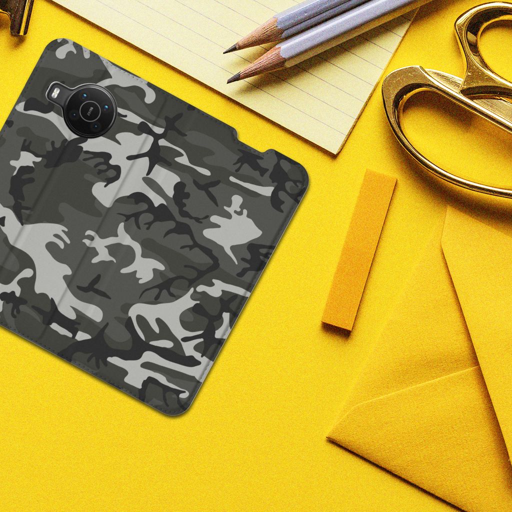 Nokia X20 | X10 Hoesje met Magneet Army Light - B2C Telecom