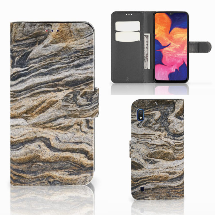 Samsung Galaxy A10 Bookcase Steen