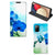 Samsung Galaxy M02s | A02s Smart Cover Orchidee Blauw - Cadeau voor je Moeder