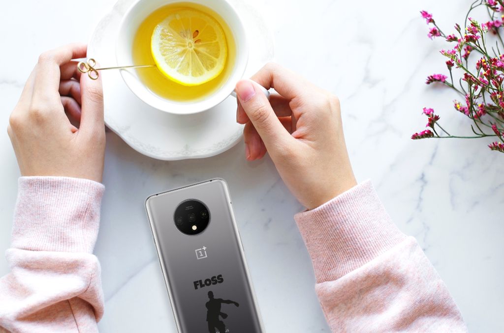 OnePlus 7T Telefoonhoesje met Naam Floss