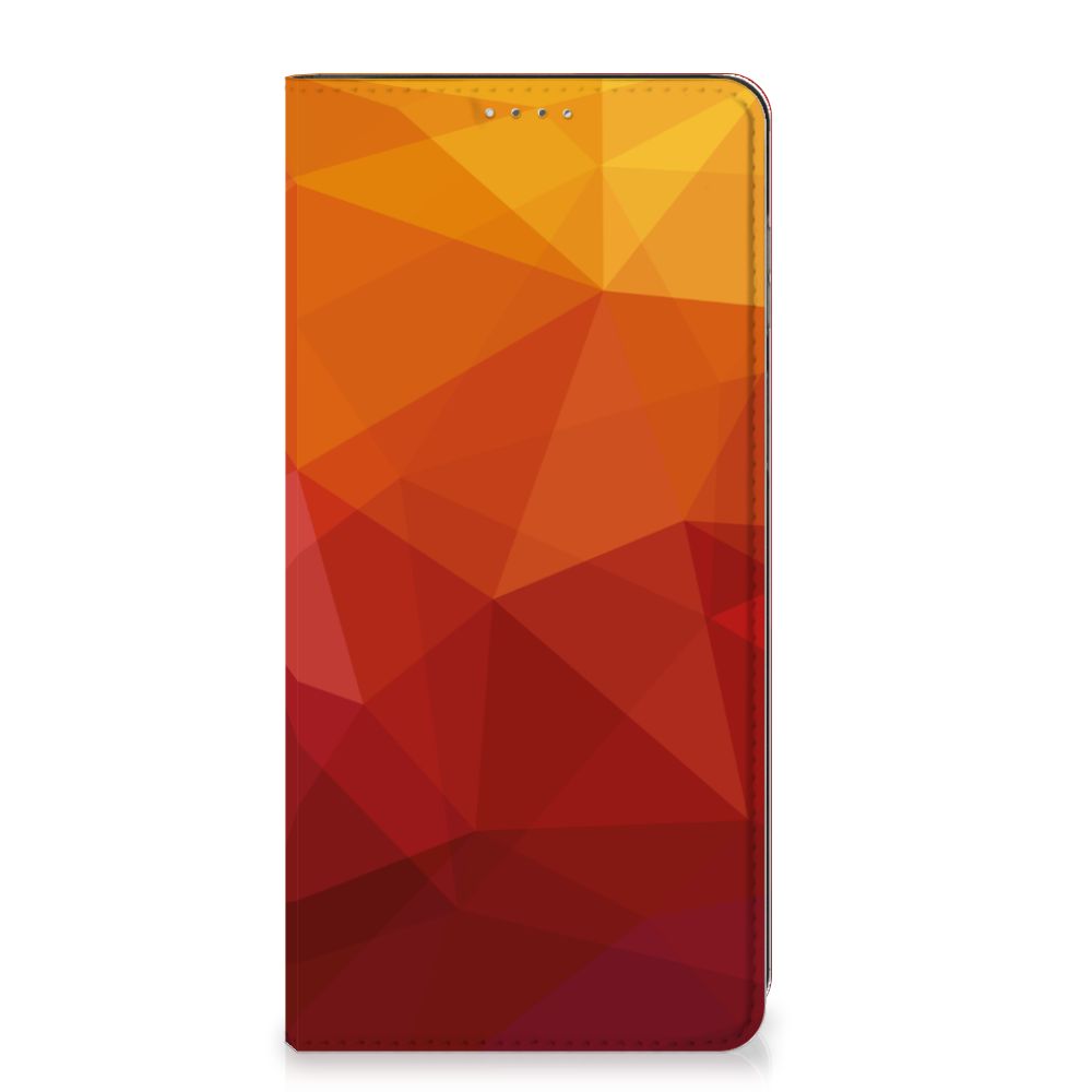 Stand Case voor OPPO A17 Polygon Red - B2C Telecom