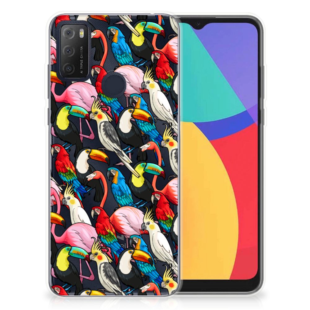 Alcatel 1S (2021) TPU Hoesje Birds B2C Telecom