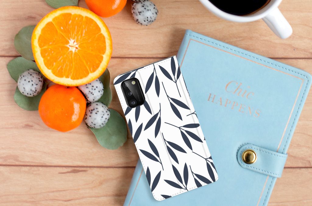 Samsung Galaxy A41 Smart Cover Leaves Blue - B2C Telecom