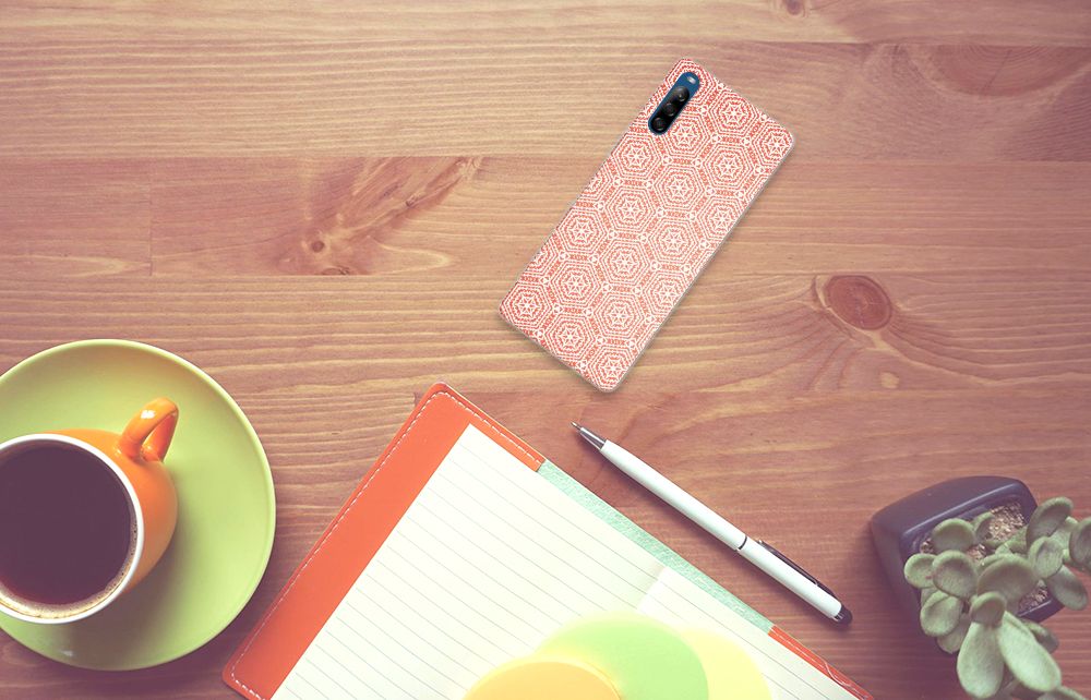 Sony Xperia L4 TPU bumper Pattern Orange B2C Telecom