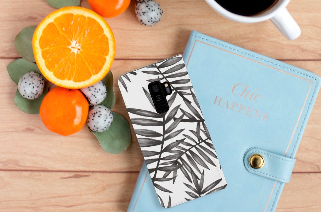 Samsung Galaxy S9 Plus Smart Cover Leaves Grey