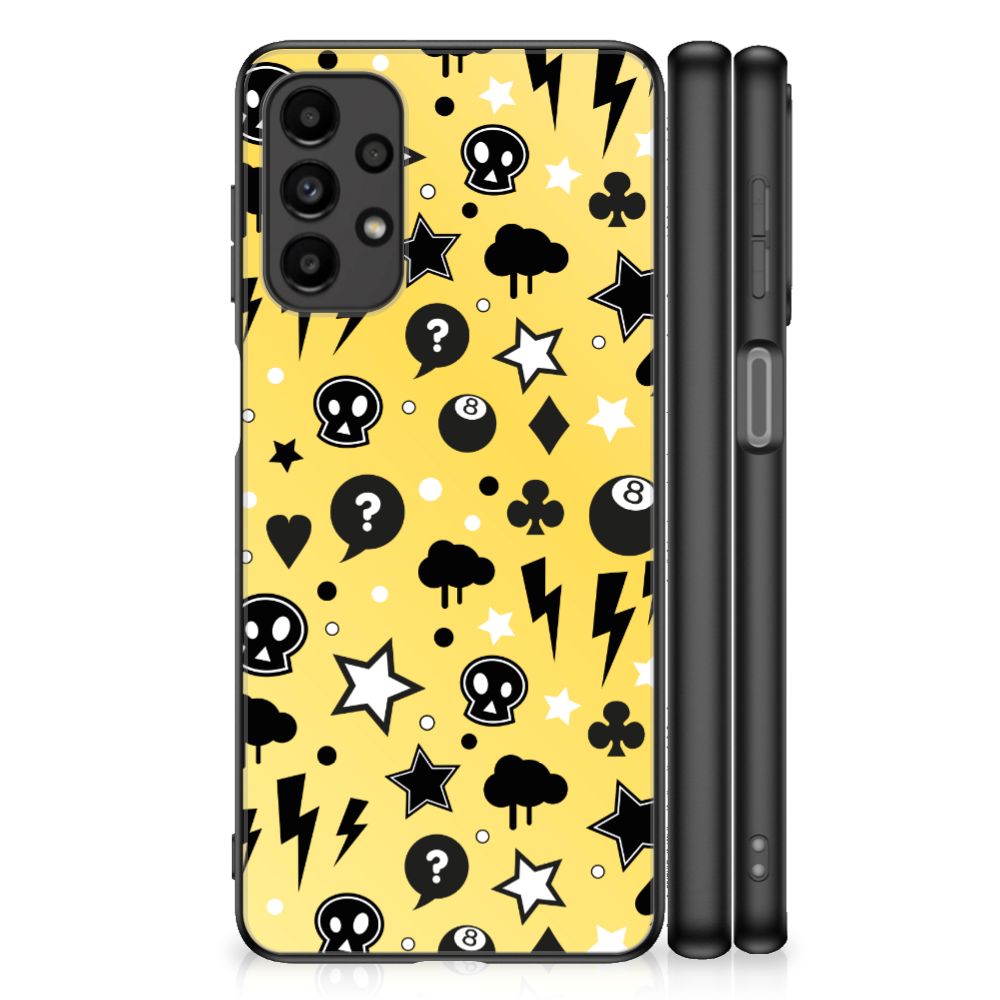 Telefoonhoesje Samsung Galaxy A13 4G Punk Geel