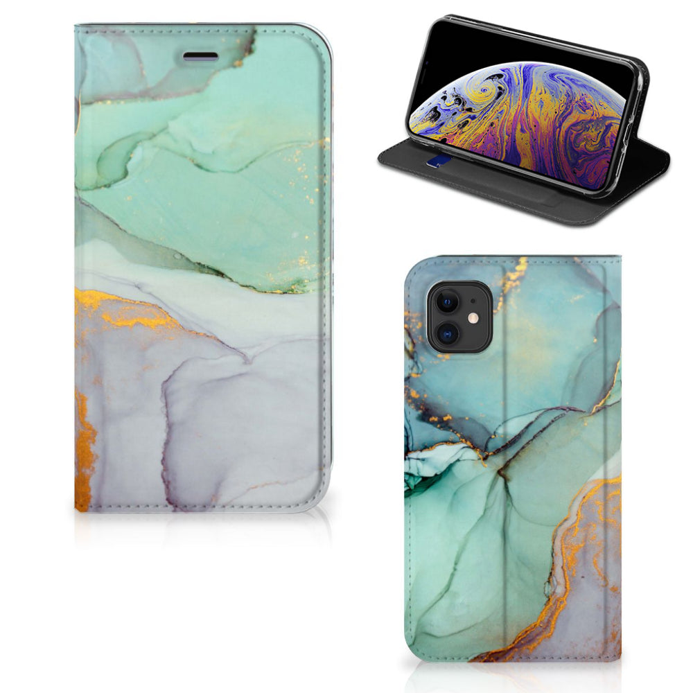 Bookcase voor Apple iPhone 11 Watercolor Mix