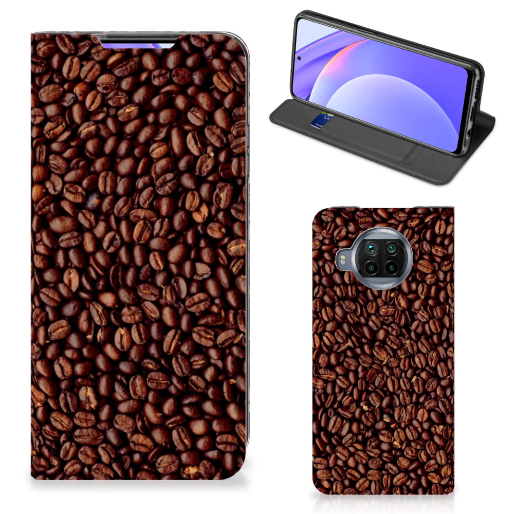 Xiaomi Mi 10T Lite Flip Style Cover Koffiebonen - B2C Telecom