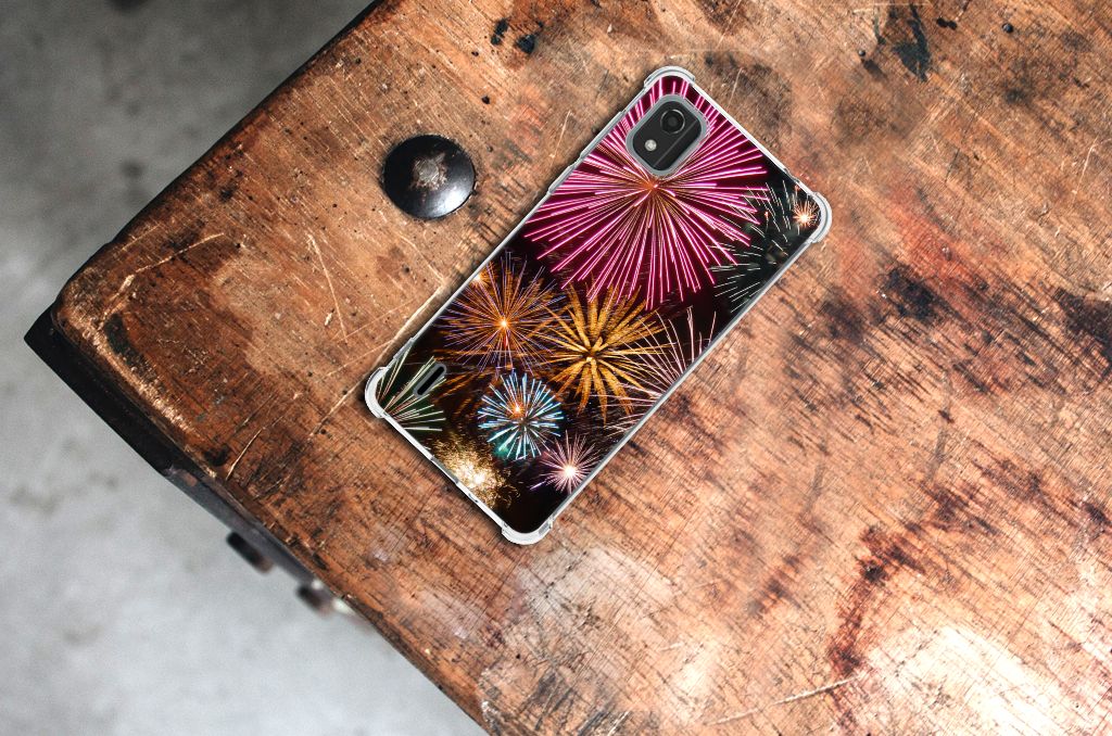 Nokia C2 2nd Edition Anti Shock Bumper Case Vuurwerk B2C Telecom
