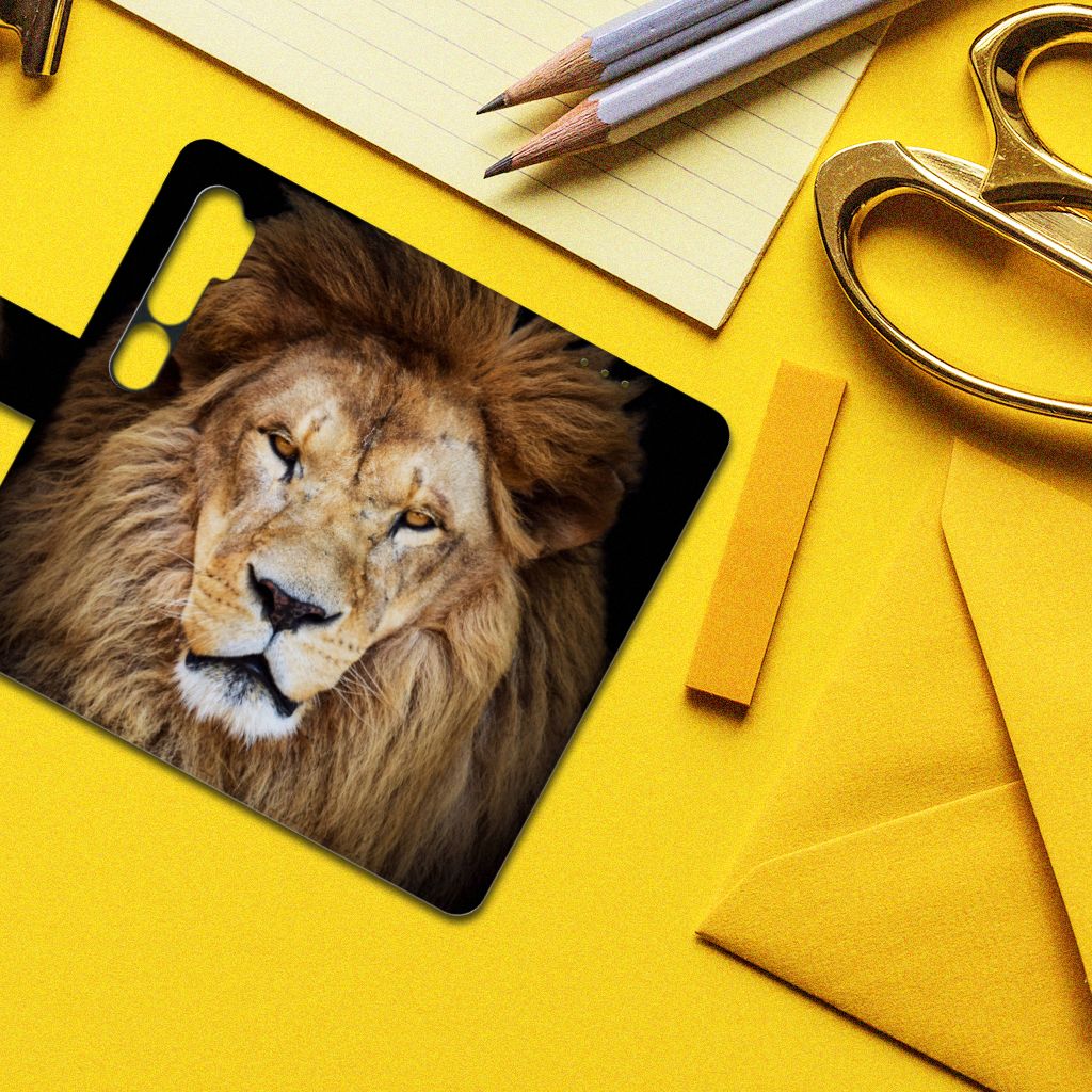 Xiaomi Mi Note 10 Pro Telefoonhoesje met Pasjes Leeuw