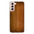 Samsung Galaxy S21 FE Stevig Telefoonhoesje Donker Hout B2C Telecom