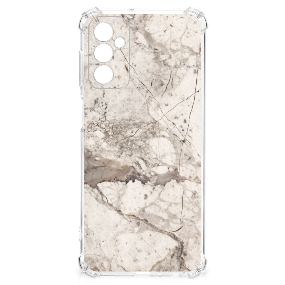 Samsung Galaxy M13 4G | M23 Anti-Shock Hoesje Marmer Beige B2C Telecom