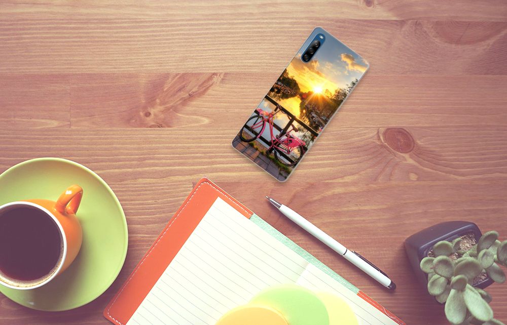 Sony Xperia L4 Siliconen Back Cover Amsterdamse Grachten B2C Telecom