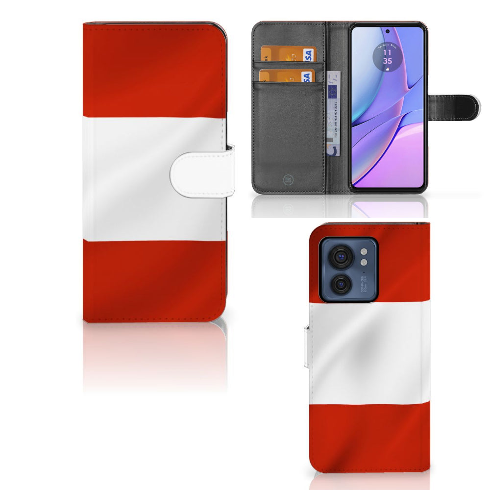 Motorola Edge 40 Bookstyle Case Oostenrijk