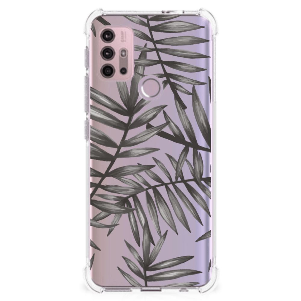 Motorola Moto G30 | G20 | G10 Case Leaves Grey B2C Telecom