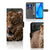 Huawei P40 Lite Telefoonhoesje met Pasjes Luipaard