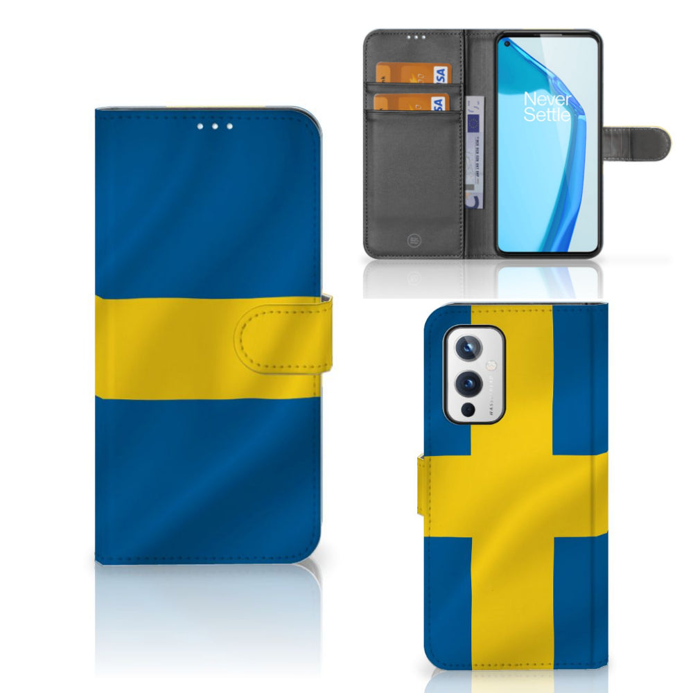 OnePlus 9 Bookstyle Case Zweden